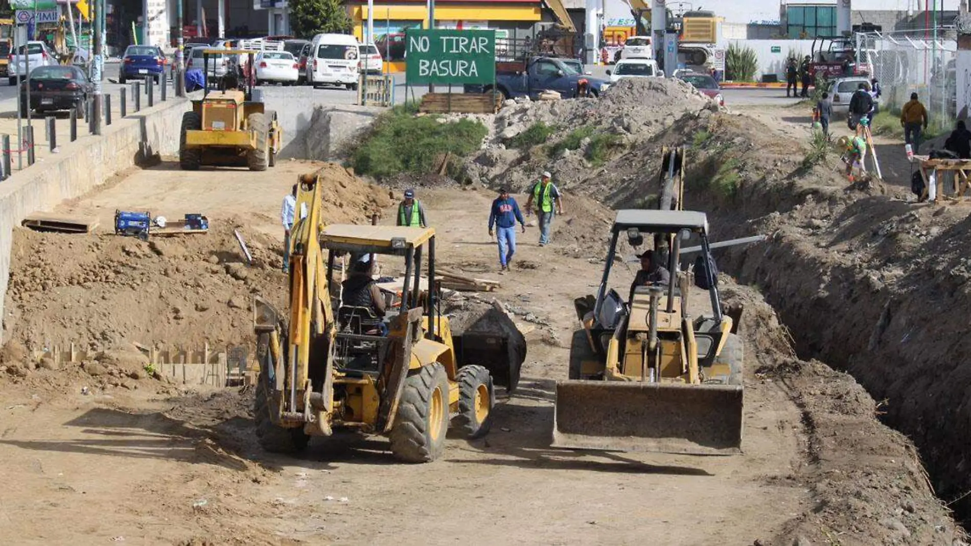 distribuidor vial pretende desahogar tráfico en la Central de Abasto y salida a Tlaxcala